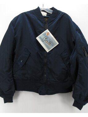 VTG Brents Jacket Large USAF US Air Force  L-2A Flight Bomber Repro 90s NEW